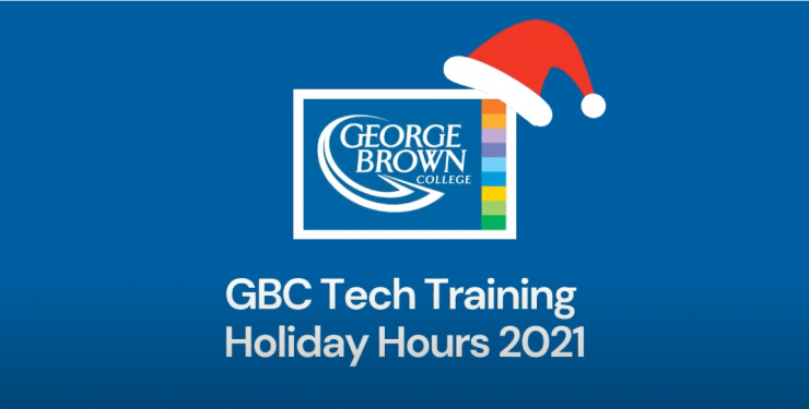 gbctechtraining 2021 Holiday Hours 